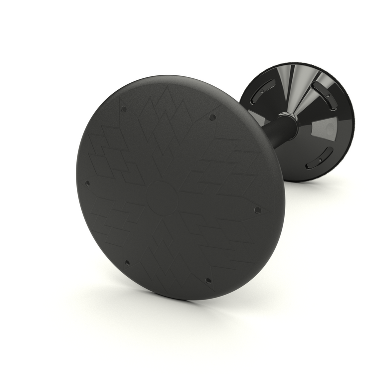 Wobble zit-sta leunkruk zwart worktrainer.nl