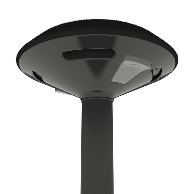 Wobble zit-sta leunkruk zwart worktrainer.nl