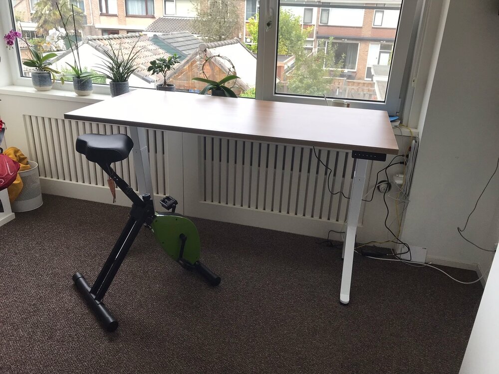 Electric sit stand desk Y desk | Worktrainer.com