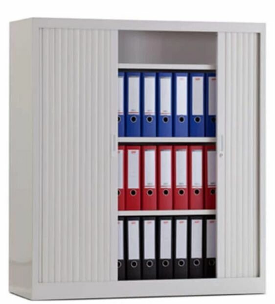 Roldeurkast 135 cm hoog | Worktrainer.nl