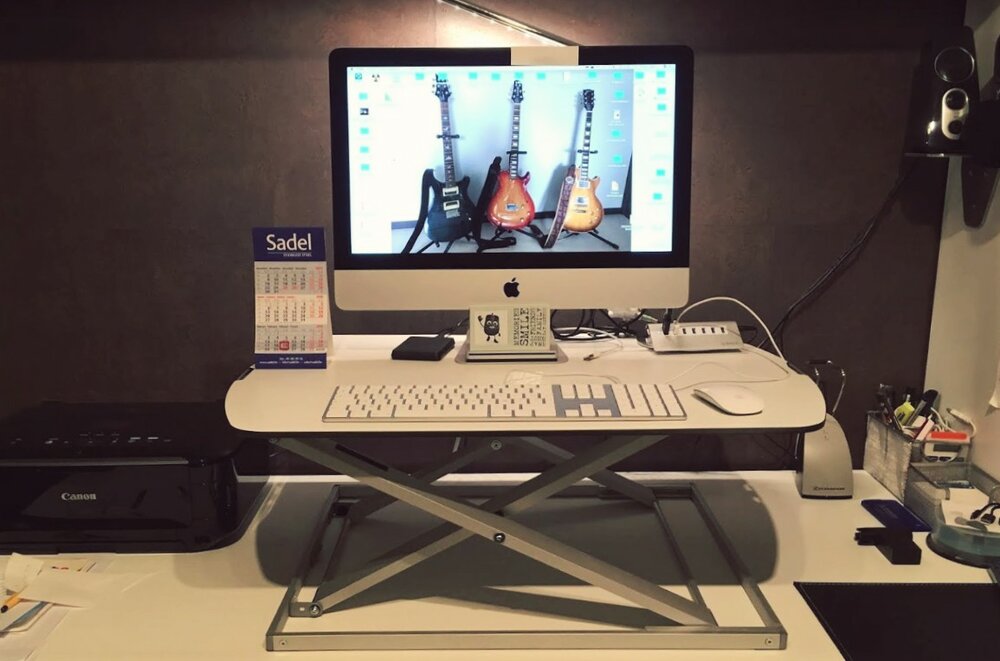 2e Kans | Ultra Slim Desk - Large | Gasveer Zit-Sta Verhoger