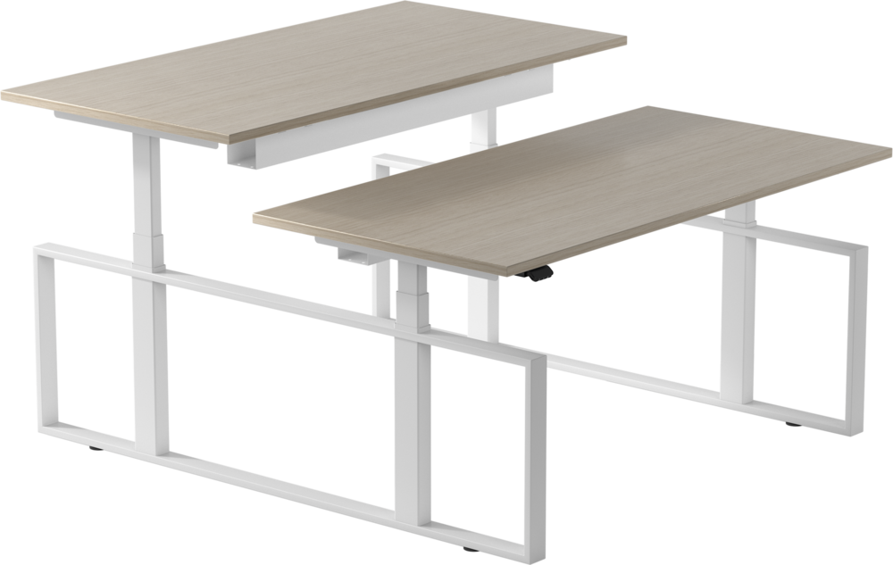 Linak Square Duo Bench Duo Highspeed | Worktrainer.nl