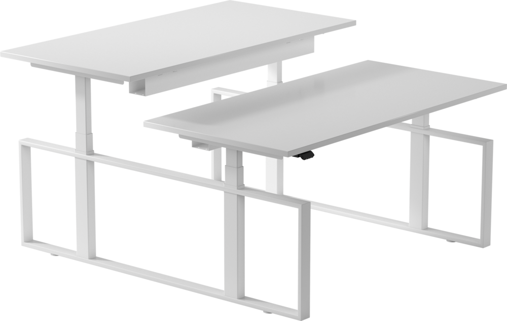 Linak Square Duo Bench Duo Highspeed | Worktrainer.nl