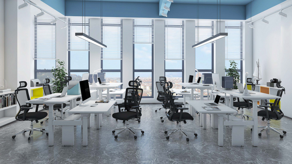 BasicDesk Duo Elektrisch zit-sta bureau | Worktrainer