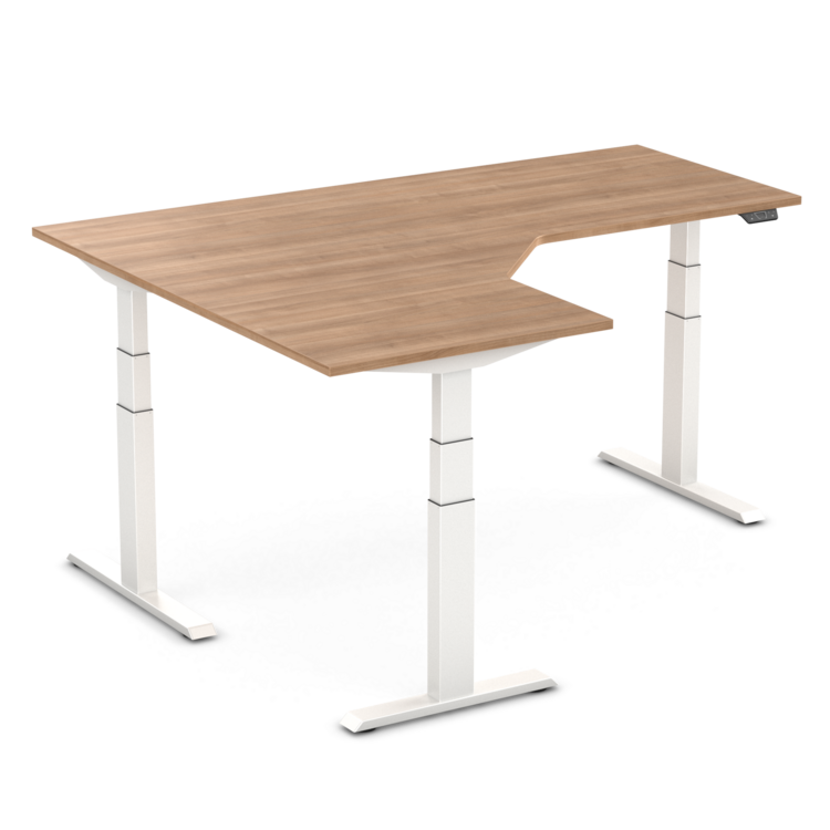Elektrisch Zit-Sta Hoekbureau - SteelForce 671