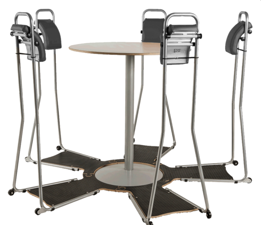 Stand4Work vergaderset Stand 4 Work S4W multicolor worktrainer.nl