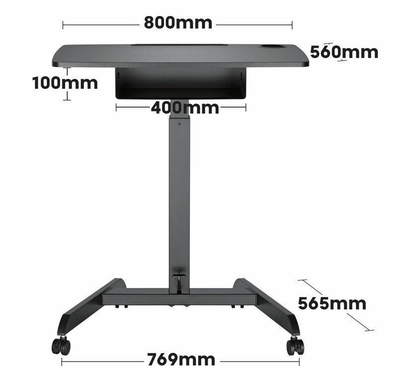Studyfit - Afmeting - Size - Dimensions