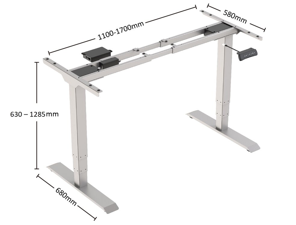StudyDesk Pro Large | Elektrisch Zit-Sta Bureau