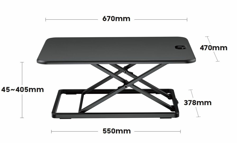 Ultra Slim Desk Mini | Sit-Stand Desk Converter 