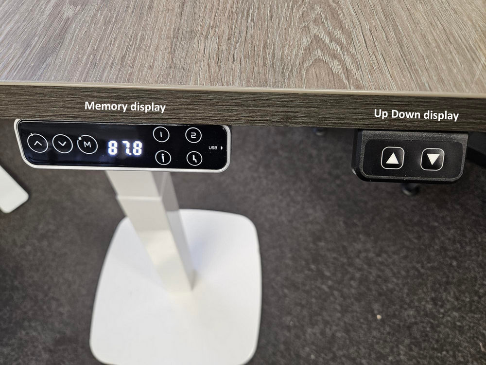 2e Kans | TinyDesk Elektrisch | Kleine 1 Poot Zit-Sta Tafel