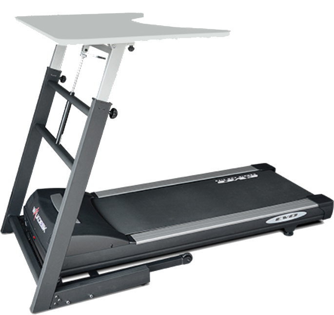 Loopband met Gasveer Sta Bureau  - Walkdesk WTB600 Worktrainer.nl