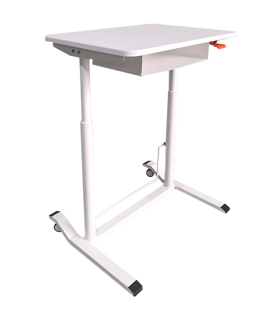 Klein gasveer zit-sta bureau - BouncyDesk Rond - Schommel bureau