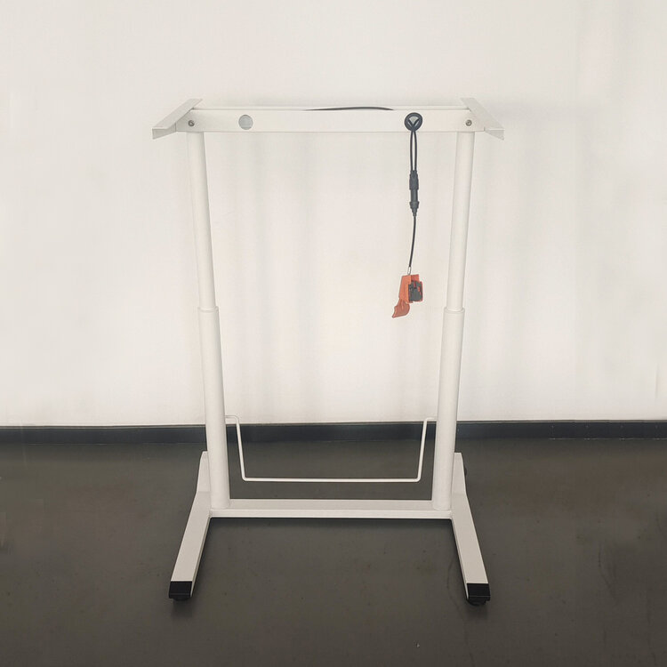 Klein gasveer zit-sta bureau - BouncyDesk Rond - Schommel bureau