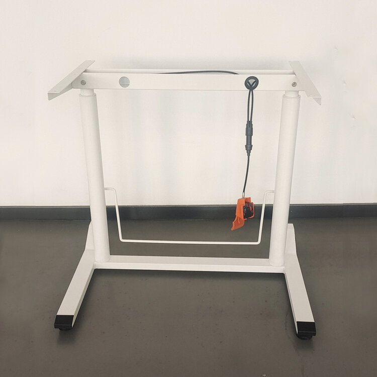 Klein gasveer zit-sta bureau - BouncyDesk Rond - Schommel bureau