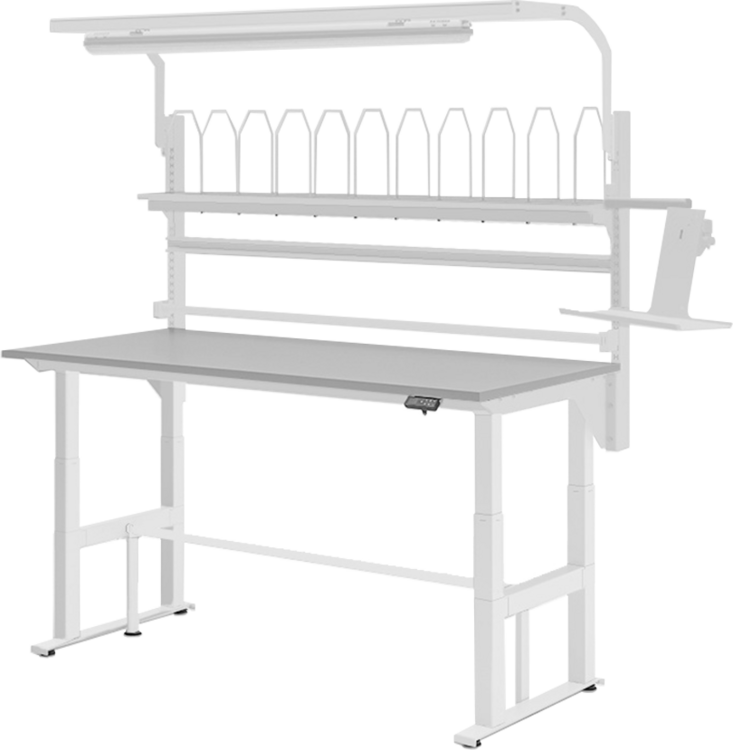 WorkBuddy | Elektrisch In Hoogte Verstelbare Werktafel | Worktrainer