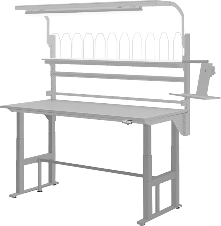 WorkBuddy | Elektrisch In Hoogte Verstelbare Werktafel | Worktrainer