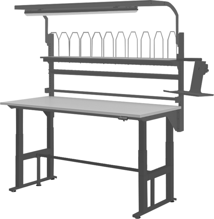 WorkBuddy | Elektrisch In Hoogte Verstelbare Werktafel | Worktrainer