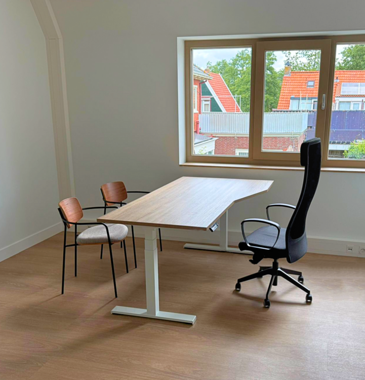 Zit sta bureau Lumi Hoekbureau  Worktrainer