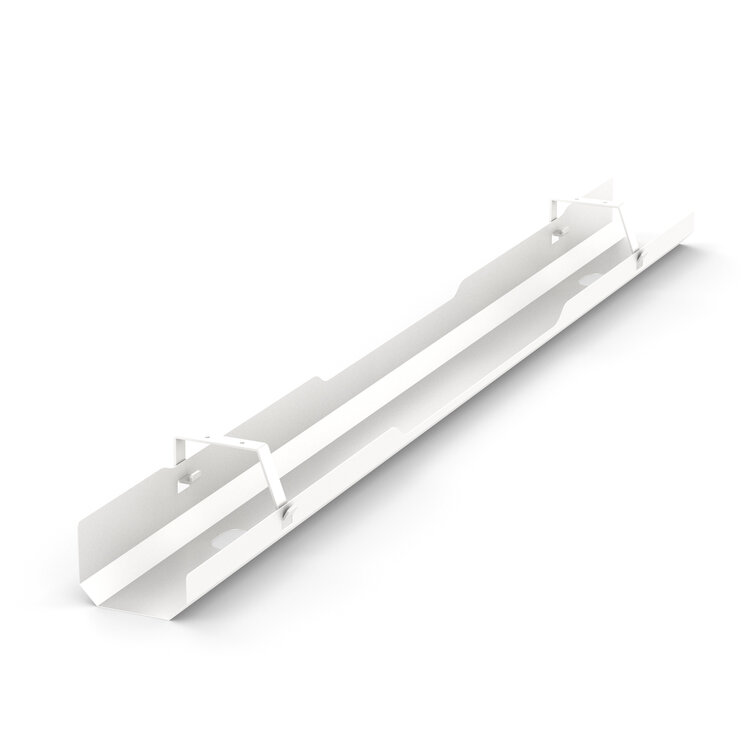 Wit 145 cm UnderDesk | Kabelgoot | Worktrainer
