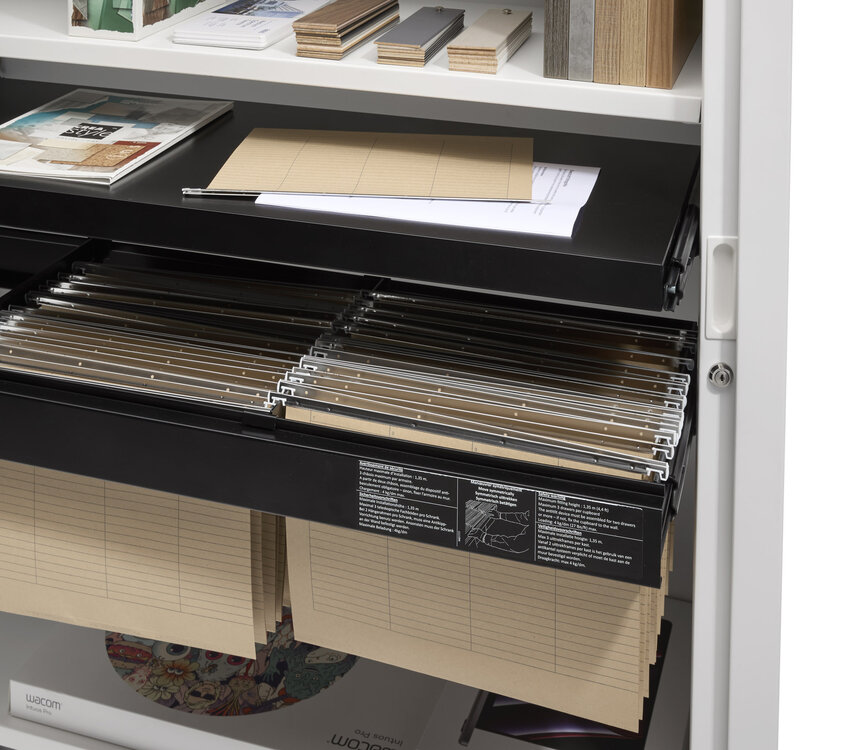 V-Series | Rolling door cabinet | 198 x 120 x 43 cm