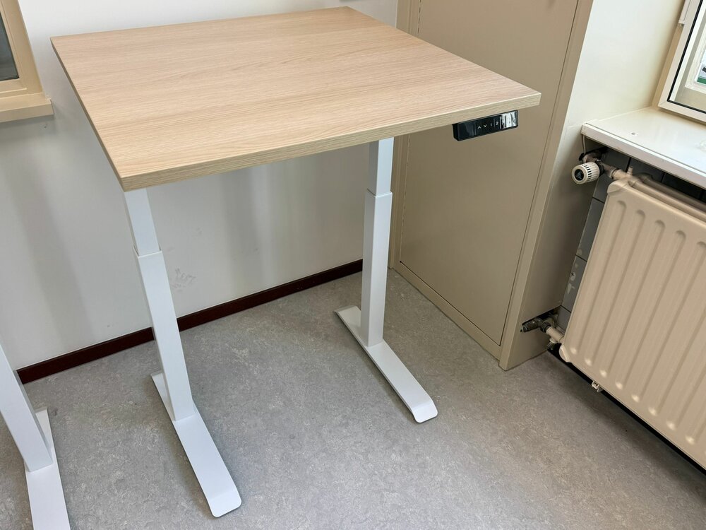 Klein Elektrisch zit-sta bureau - StudyDesk - Actief meubilair Worktrainer.nl