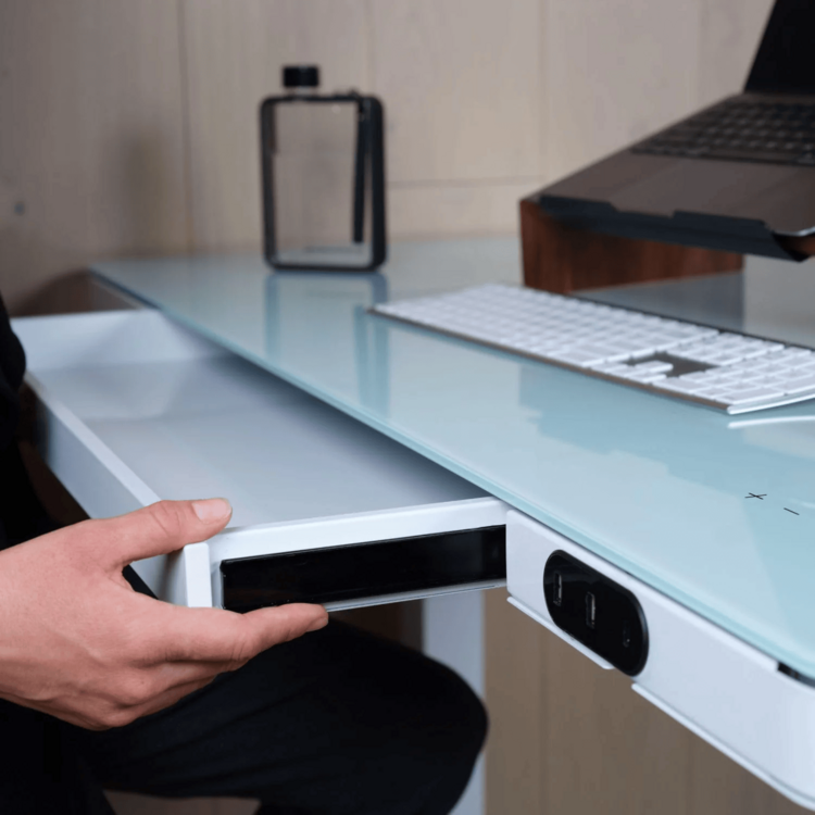 LifeSpan | Glazen Zit-Sta-Bureau