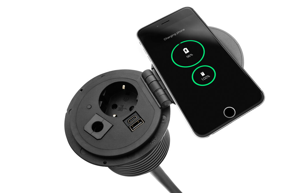 Filex | QI Power-Spot&reg; Built-in socket