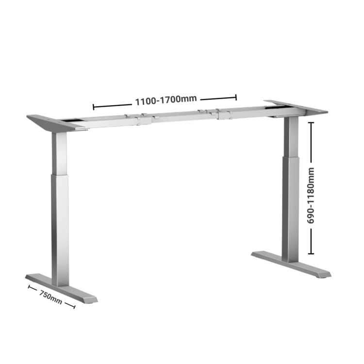 2de kans SteelForce 370 | Elektrisch Zit-Sta  Bureau