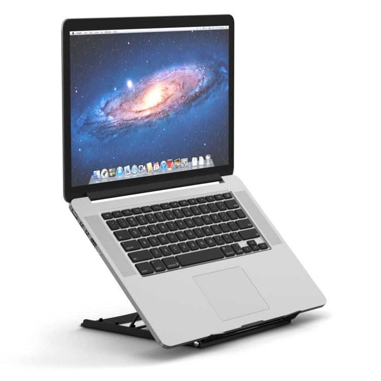 Laptopverhoger opvouwbaar worktrainer.nl