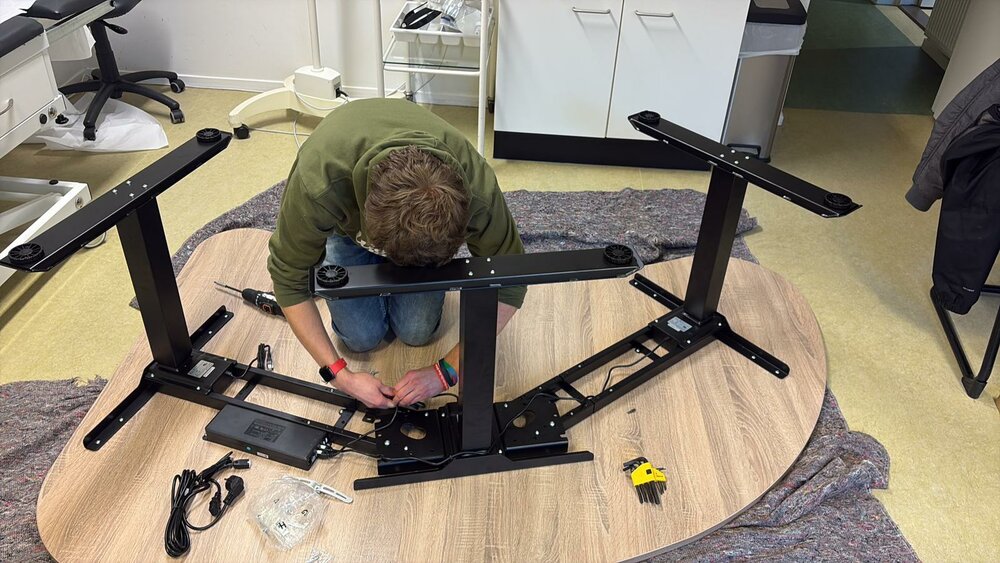 Updesk Hoek | Elektrisch Zit-Sta Hoekbureau