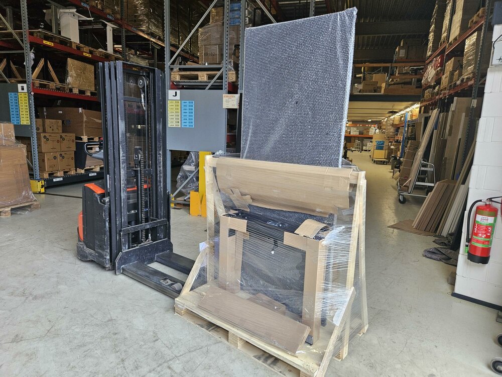 2e Kans HonMove | Elektrische Zit-Sta 4 Poot Bureau/Vergadertafel 