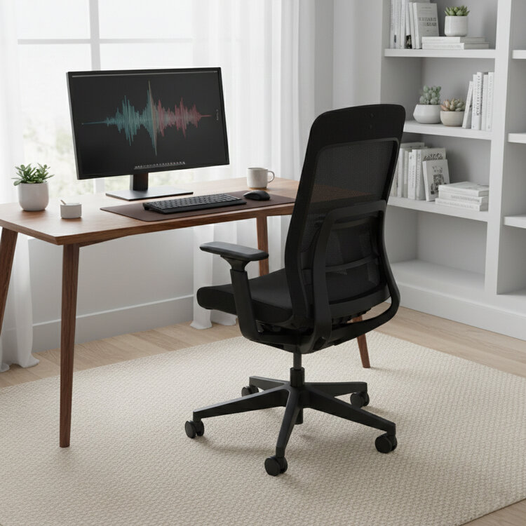 Blauw Cara | Bureaustoel | Worktrainer