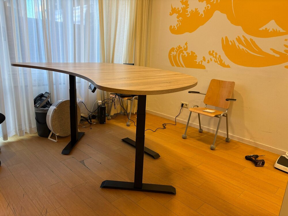 Updesk Hoek | Elektrisch Zit-Sta Hoekbureau