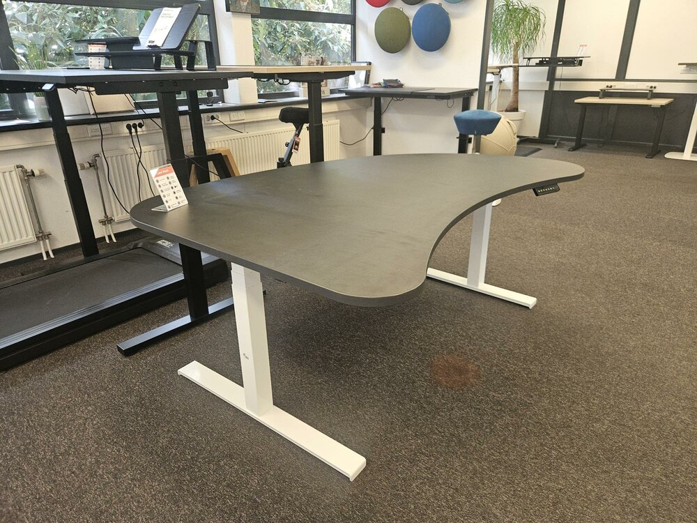 Zit sta bureau Lumi Hoekbureau  Worktrainer
