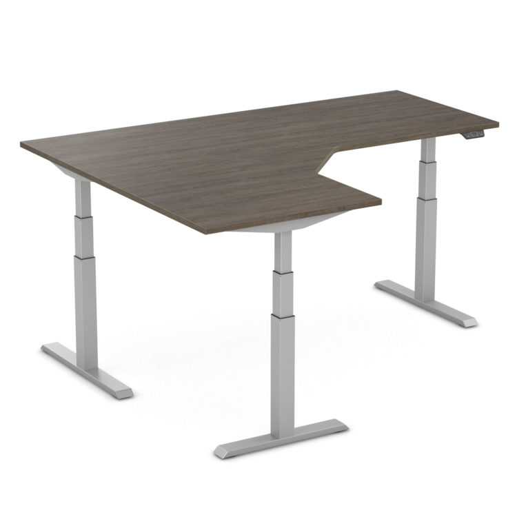 Elektisch Zit-Sta Hoekbureau - SteelForce 471 - Worktrainer.nl