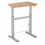 Klein gasveer zit-sta bureau - BouncyDesk - Schommel bureau