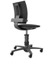 3Dee Premium Leer Aeris Actieve Bureaustoel veer swopper worktrainer.nl