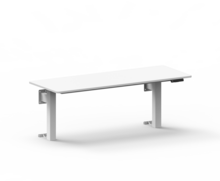 Zwart WallDesk Duo | Elektrische Zit-Sta Muurtafel