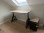 Design Hoog Laag Bureau - Elektrisch Zit-Sta Bureau - OakDesk - Worktrainer.nl 