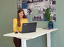 Gasveer Zit-sta bureau - Updesk Air Worktrainer.nl