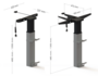 Conset 501/19 Wall | Elektrische Zit-Sta Muurtafel