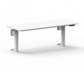 Wit WallDesk Duo | Elektrische Zit-Sta Muurtafel