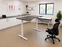 Zit sta bureau Lumi Hoekbureau  Worktrainer