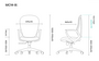 Olio | Bureaustoel