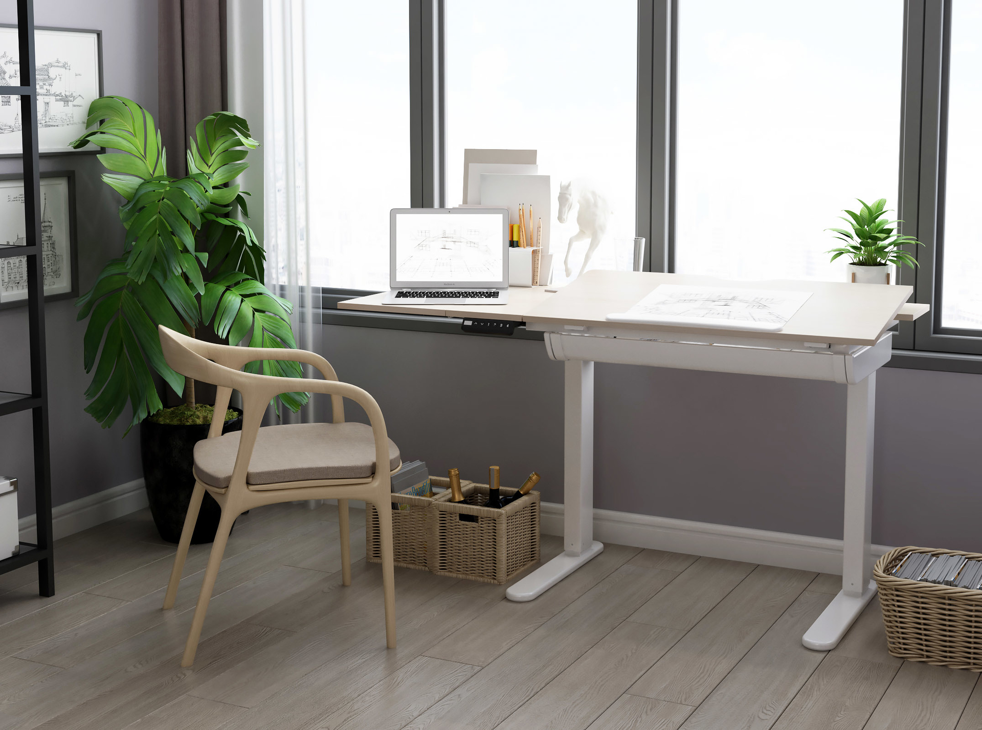 tekentafel FlipDesk | thuiswerken | worktrainer.nl