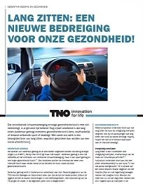 TNO - LANG ZITTEN IS ONGEZOND