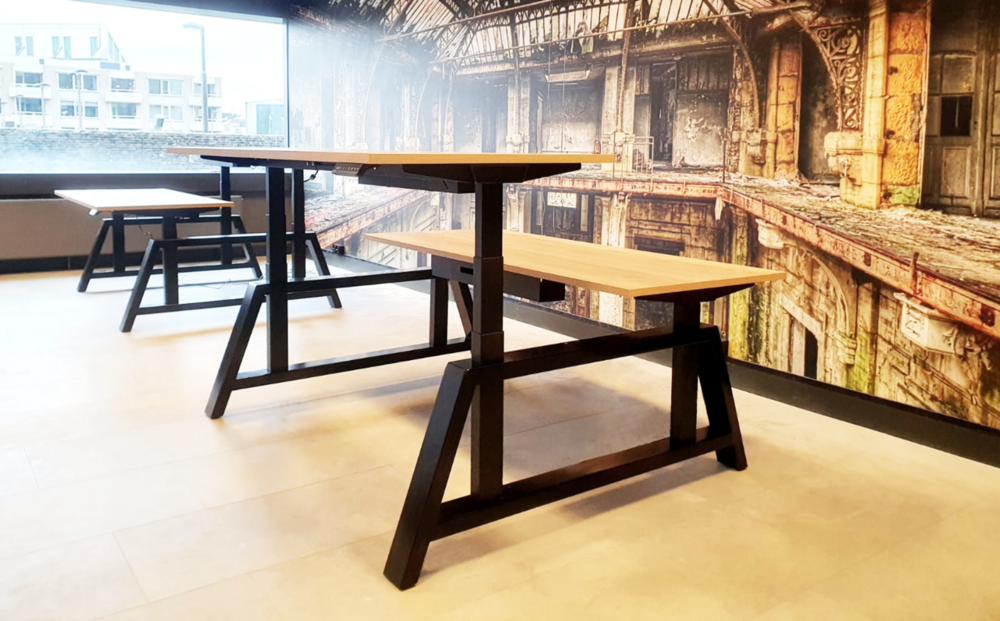 OakDesk Duo | Elektrisch Zit-Sta Bureau