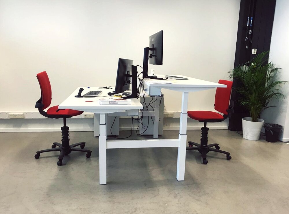 SteelForce 470 Duo | Dubbel Elektrisch Zit-Sta Bureau