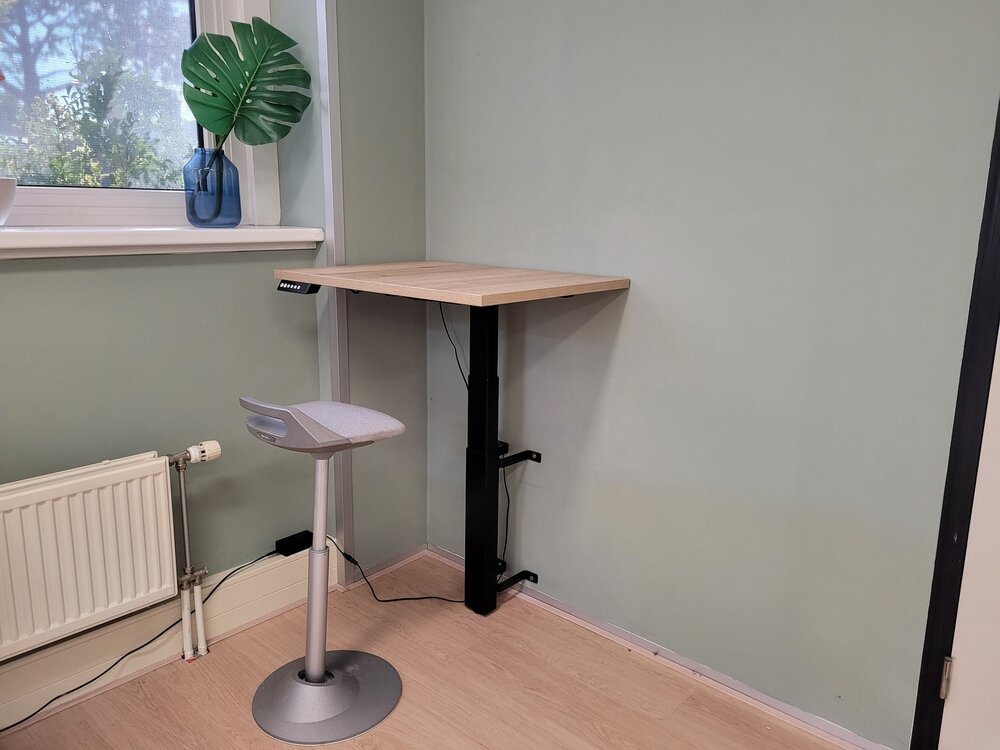 WallDesk | Elektrische Zit-Sta Muurtafel