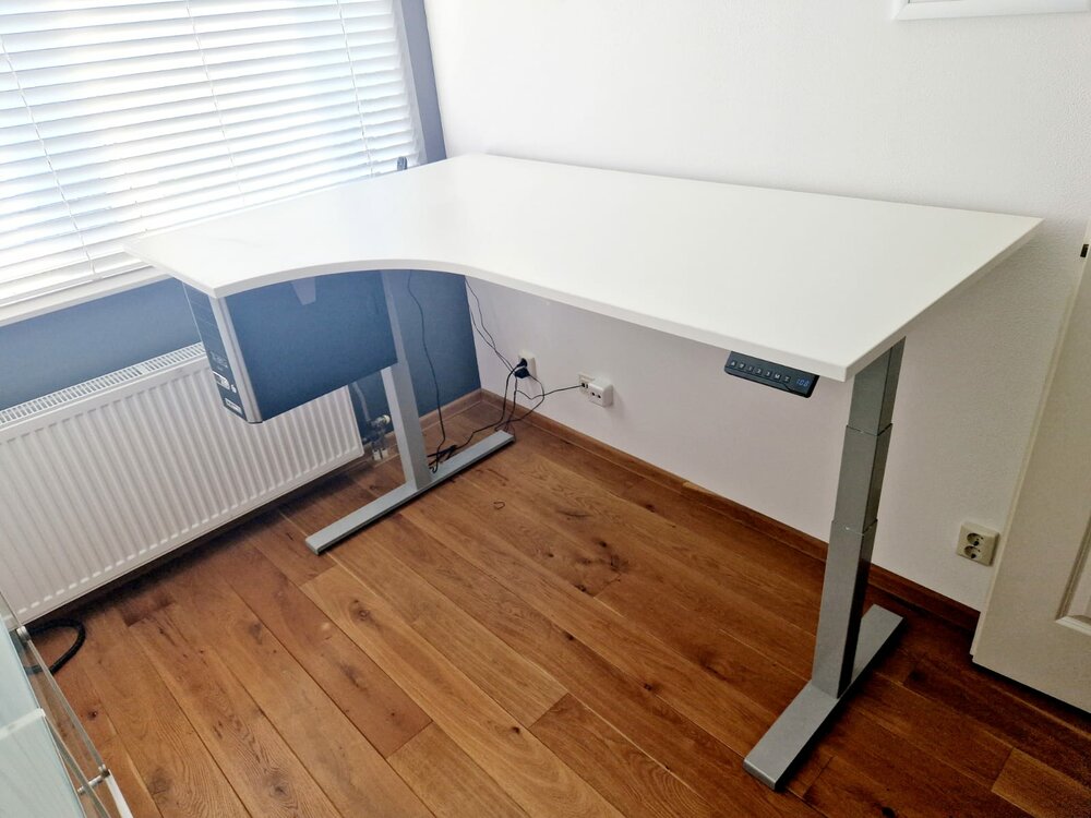 Lumi Hoek | Elektrisch Zit-Sta Hoekbureau